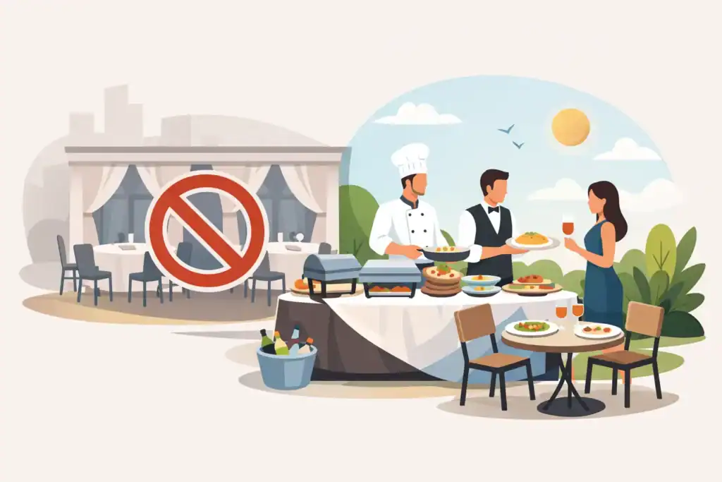 No Venue Hire with Catering Explained